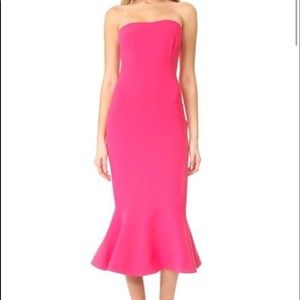 Strapless Midi Dress